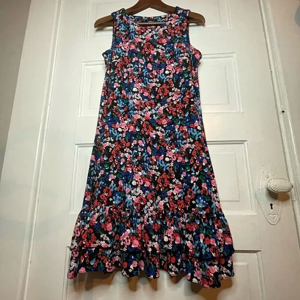 Tommy Hilfiger Wildflower Slip On Dress Size 6 - Picture 2 of 6